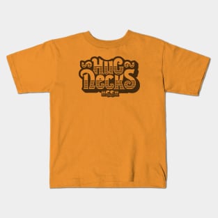 Hug Necks 2022 - Black on Orange (Creative South) Kids T-Shirt